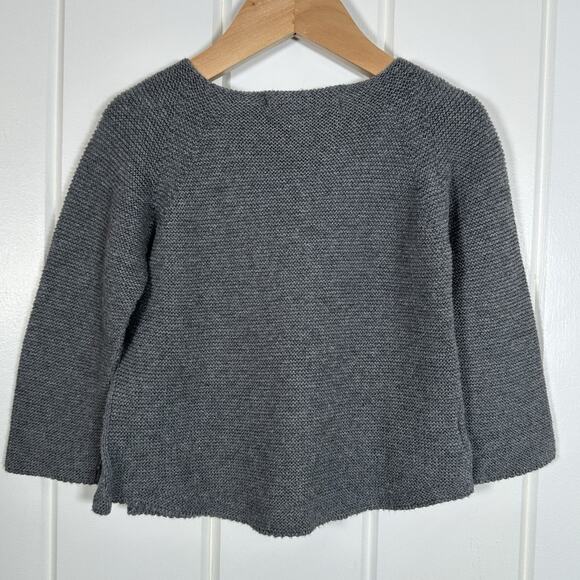 Message In The Bottle (Spain) Sweater 9 Months Gray Cotton Cashmere Cardigan - Picture 7 of 7